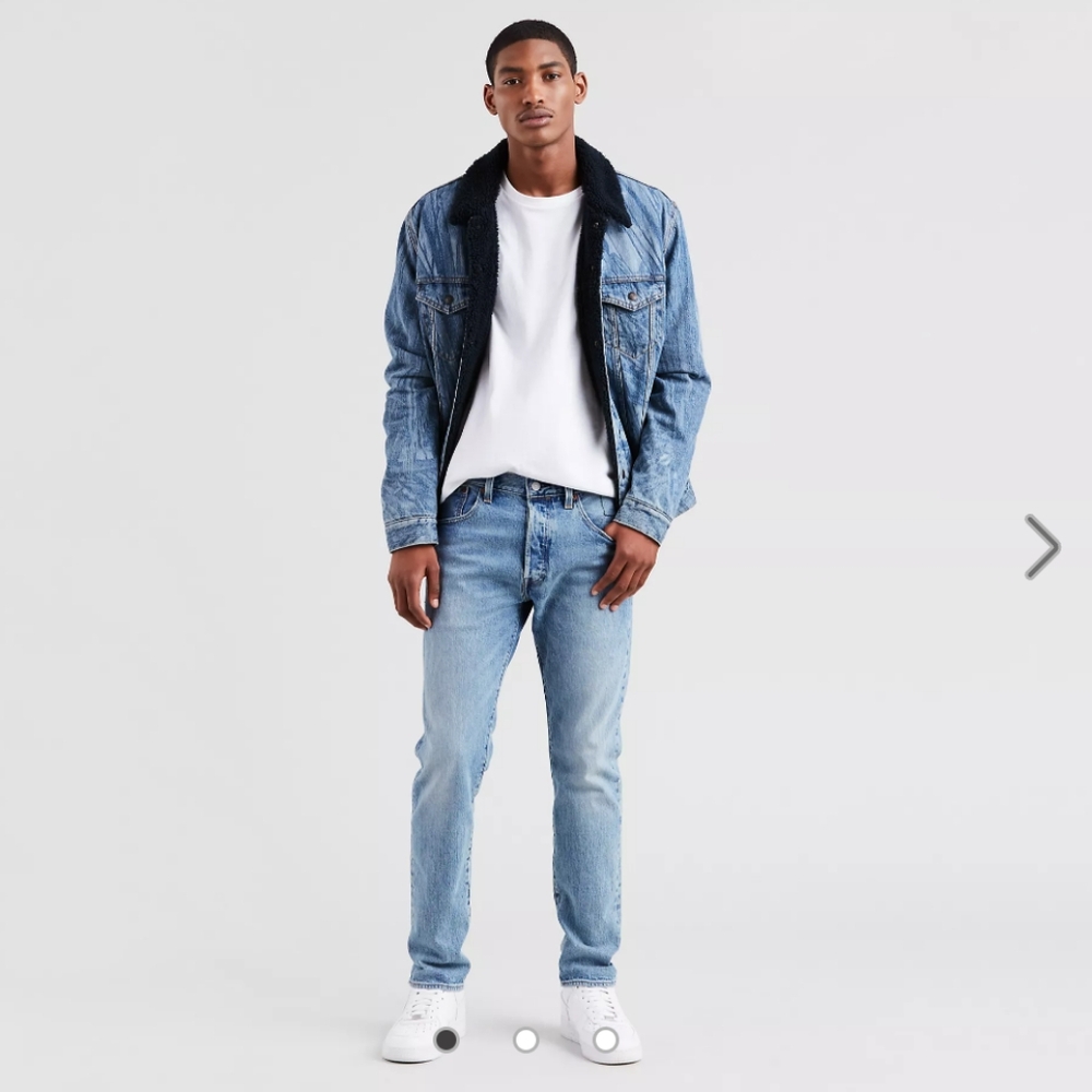 Levi's 501 x Fresh Leaves Justin Timberlake Jeans Size 32 Slim Tapered